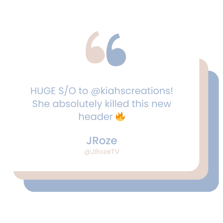 JRoze Testimonial