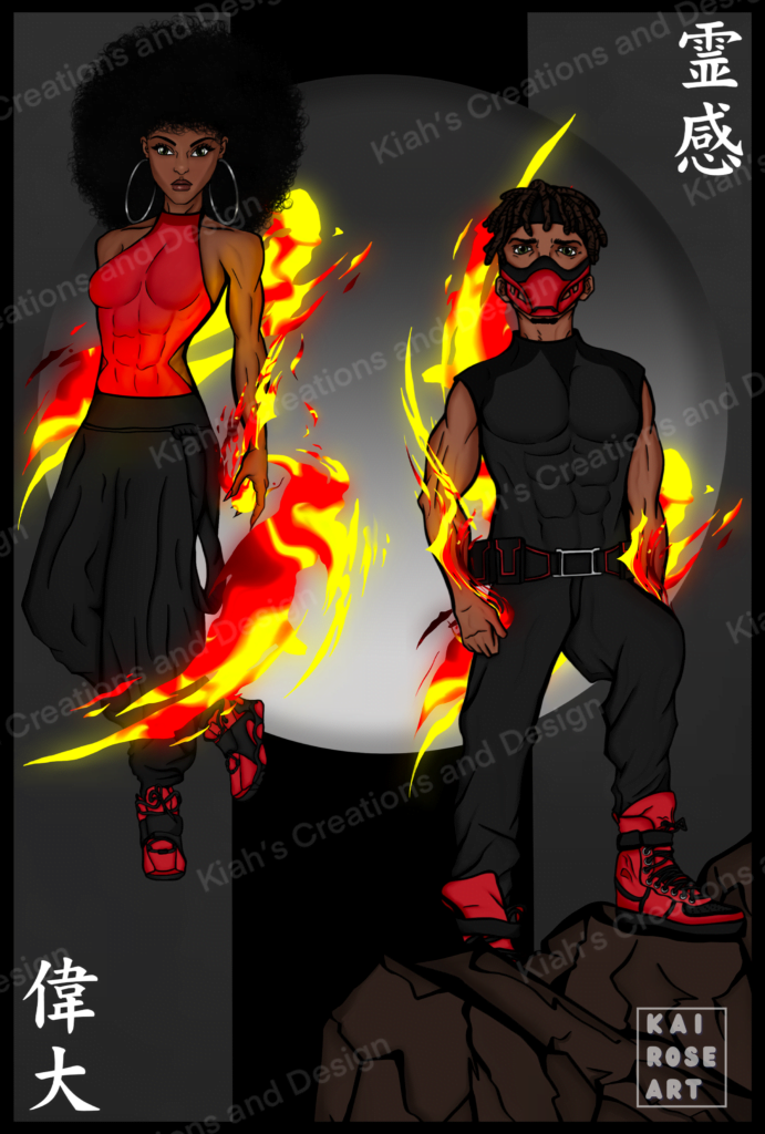 Fire Twins Concept Characters