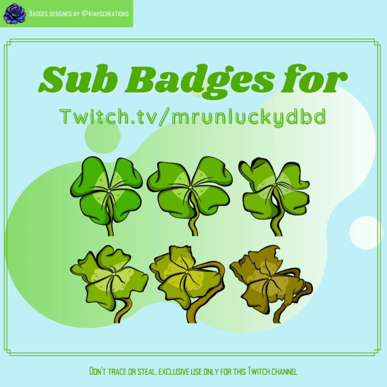 Mr. Unlucky Sub Badges