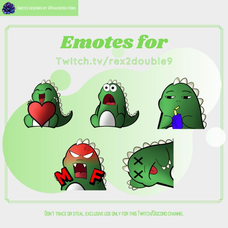 Rex2Double9 Emote Set 1
